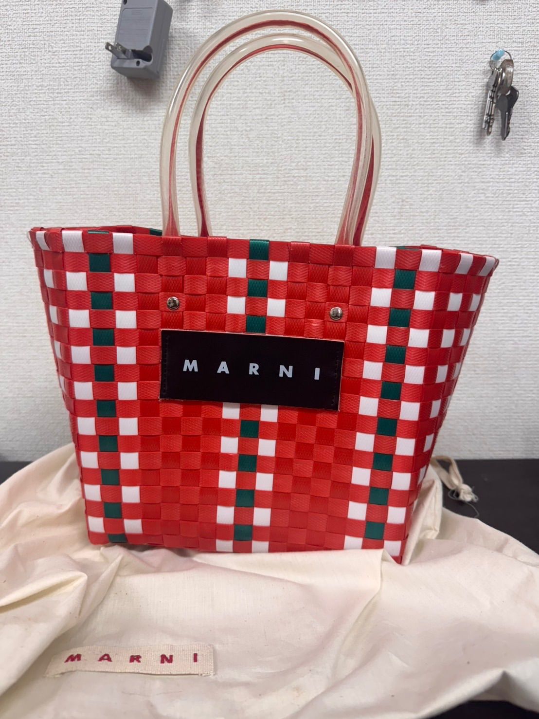 gb170 マルニ　MARUNI フラワーマーケット　かごバック