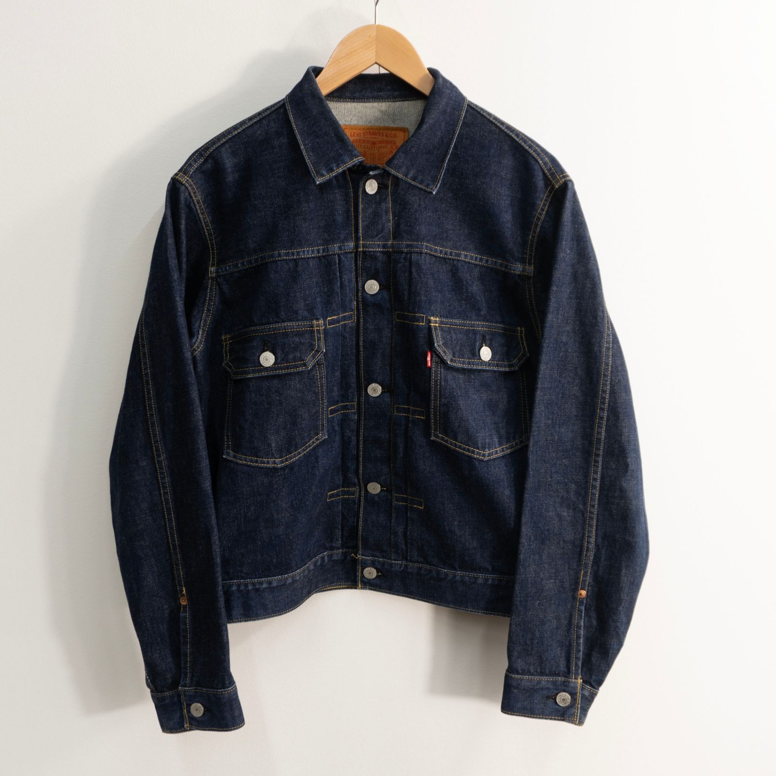 【美品/濃紺】 LEVI'S 【 507XX ビッグE デニムジャケット 】40 日本製 セカンド 2nd リーバイス 26080805