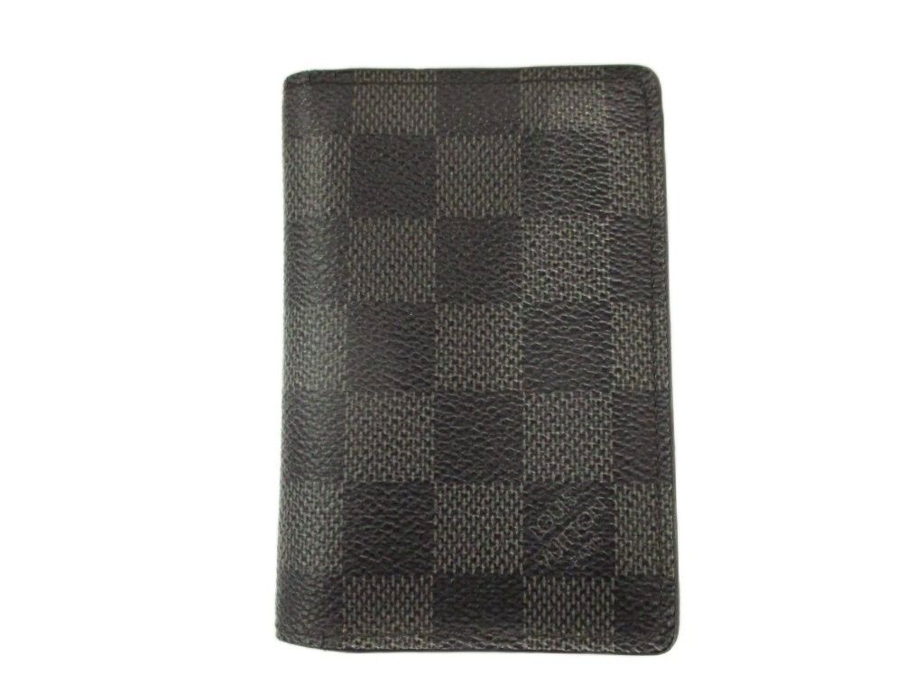 ルイヴィトン LOUIS VUITTON カードケース オーガナイザー ドゥ ポッシュ ダミエ グラフィット 黒 キャンバス レザー ☆AA★ 11,174円