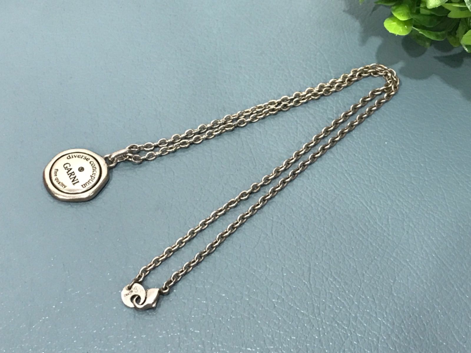 GARNI ガルニ コインロゴネックレス ※シルバー刻印あり 8,030円