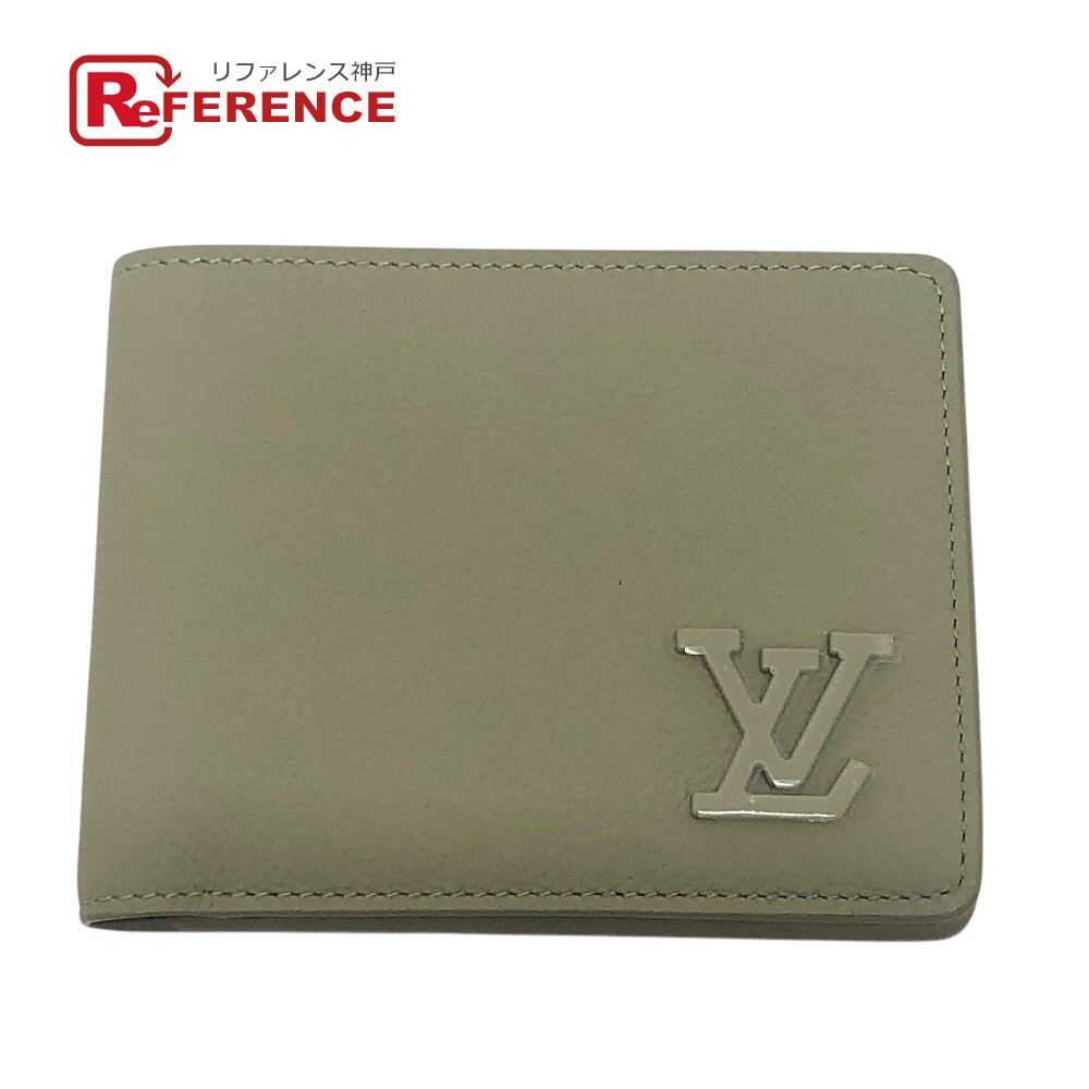 LOUIS VUITTON ルイヴィトン 2つ折り財布 ポルトフォイユ ミュルティプル M82274 トリヨンレザー セージ