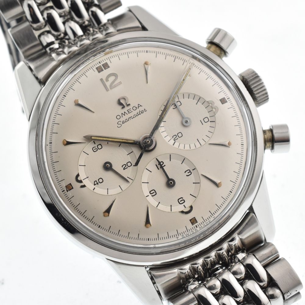 オメガ OMEGA 105.004-64 ヴィンテージ シーマスター クロノグラフ Cal.321 手巻き メンズ 良品 Z#150292