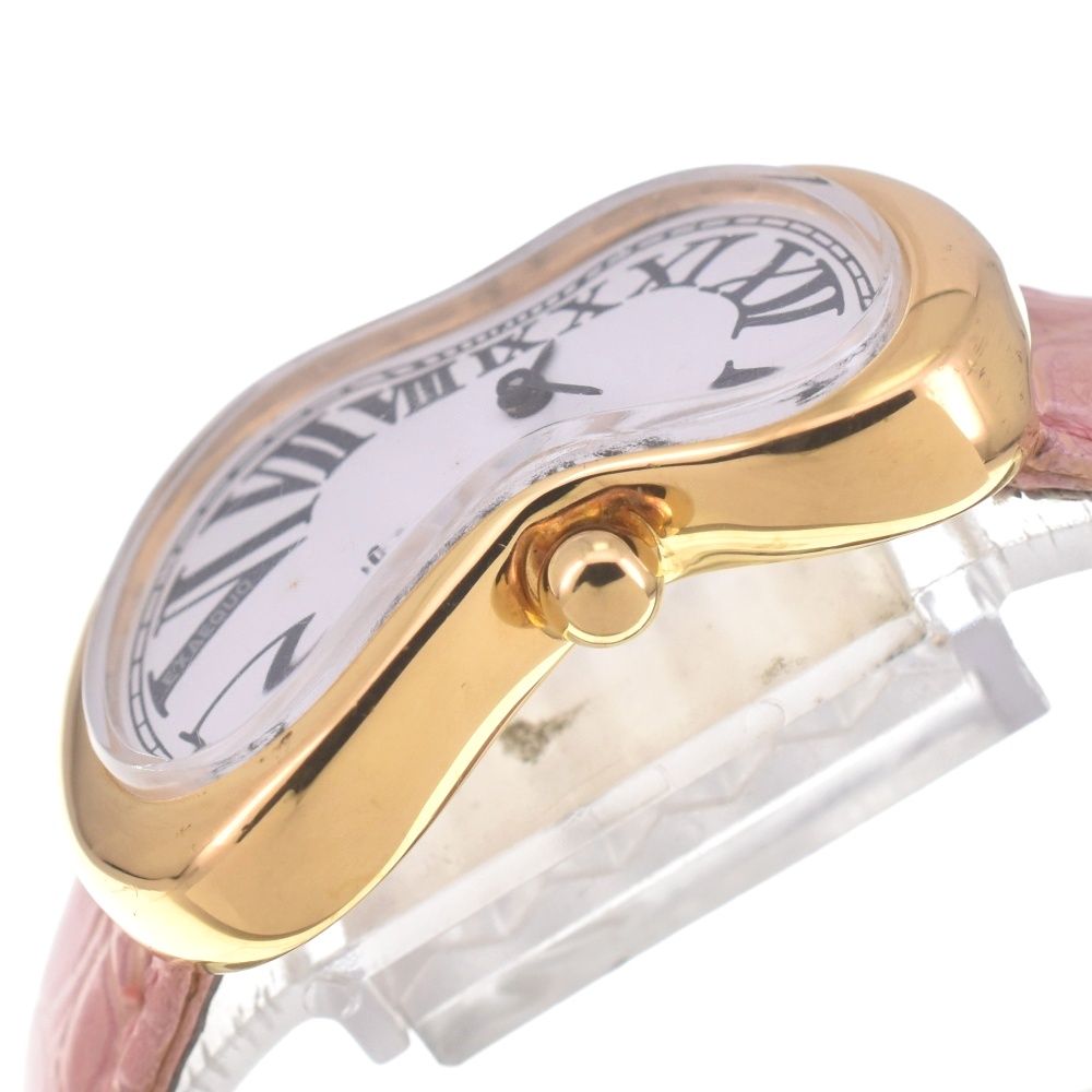 値下 サルバドール ダリ Salvador Dali 92010 ソフトウォッチ クォーツ レディース 良品 □#150284