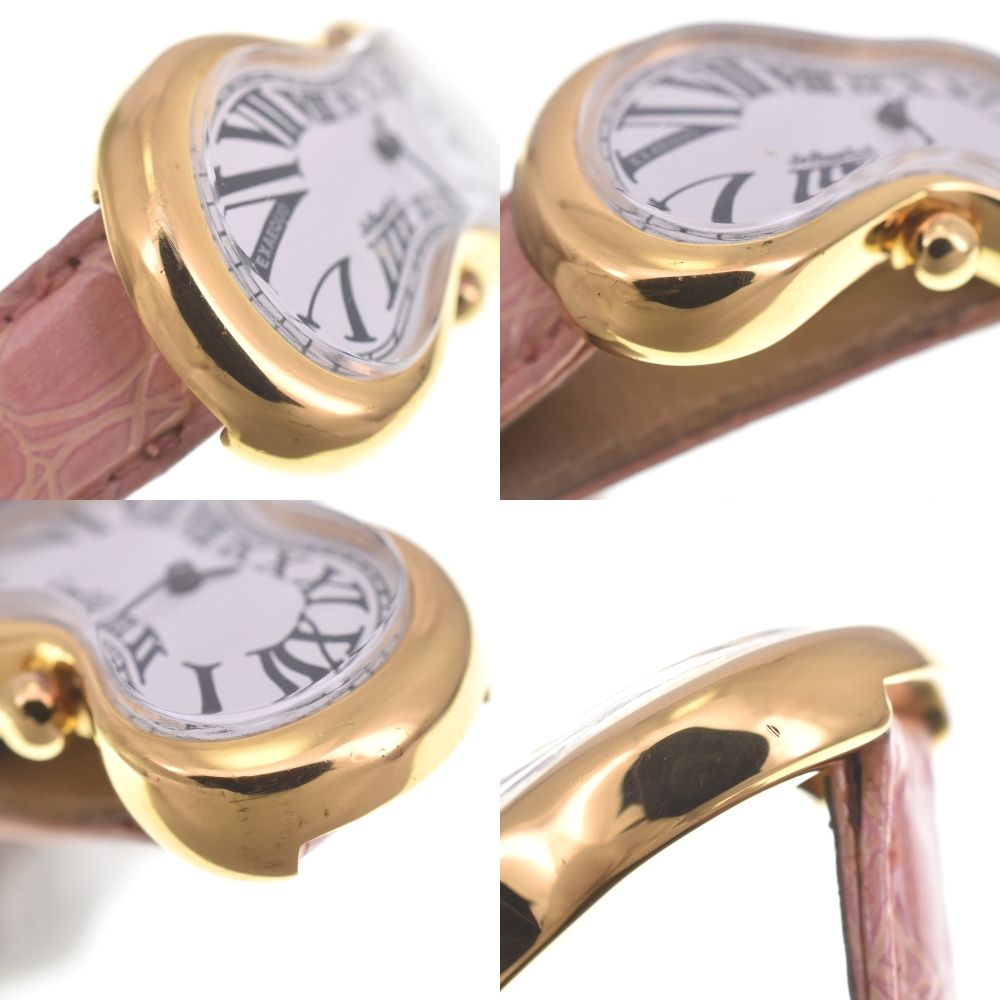 値下 サルバドール ダリ Salvador Dali 92010 ソフトウォッチ クォーツ レディース 良品 □#150284