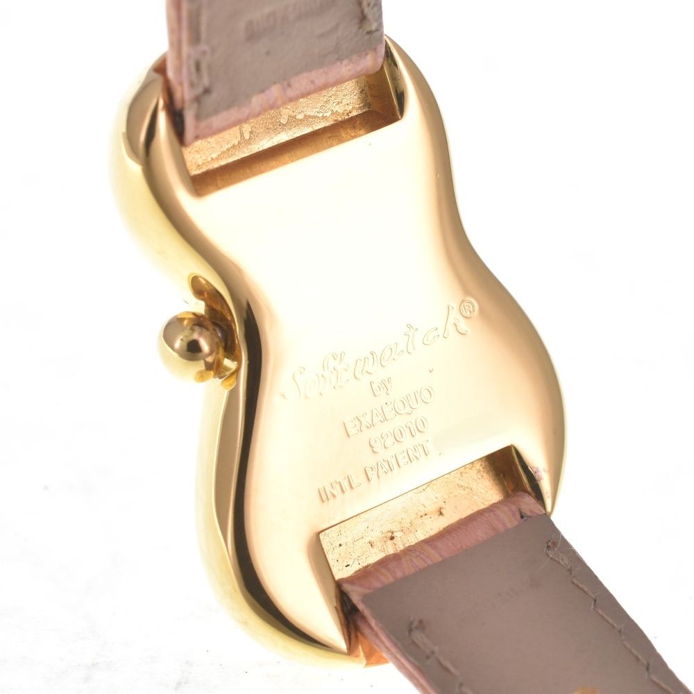 値下 サルバドール ダリ Salvador Dali 92010 ソフトウォッチ クォーツ レディース 良品 □#150284