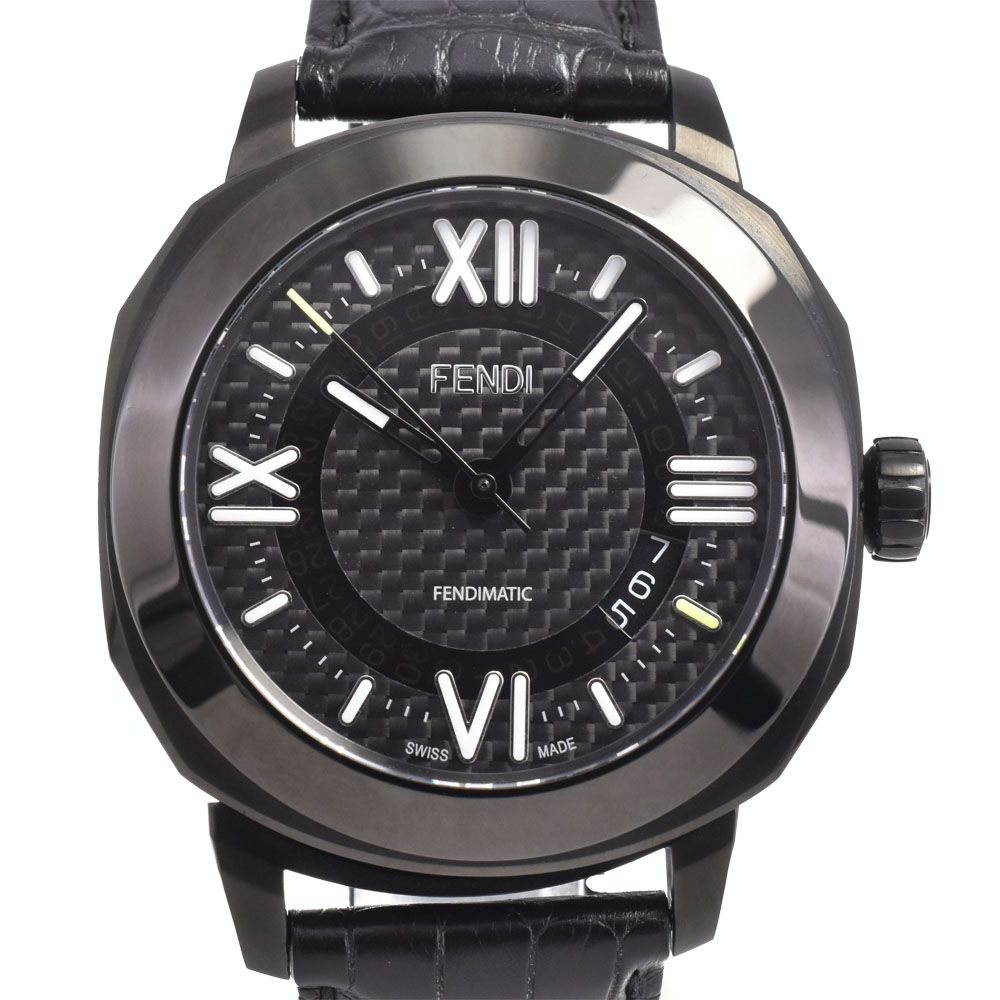 値下 フェンディ FENDI 82000L セレリア 自動巻き メンズ 極美品 □＃150257 61,435円