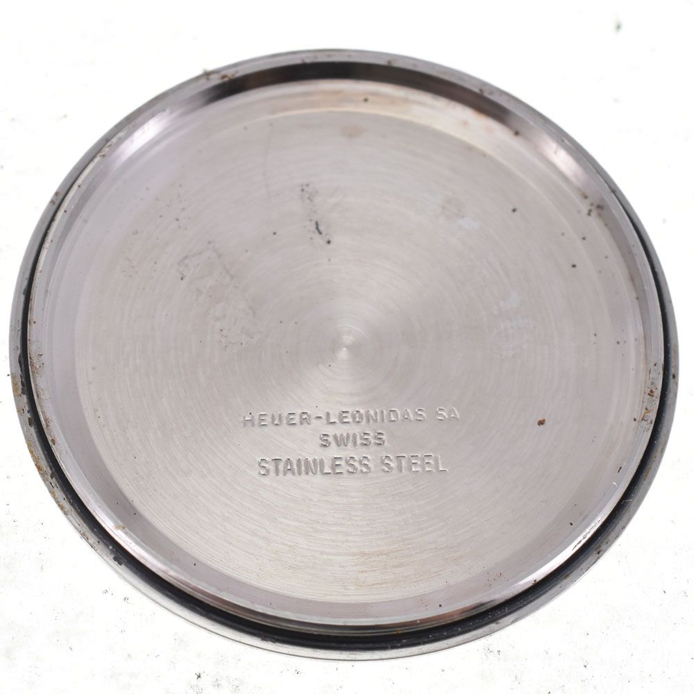 ホイヤー Heuer 73653 ヴィンテージ カレラ バルジュー7736 シルバー 手巻き メンズ 良品 腕時計 H#150246