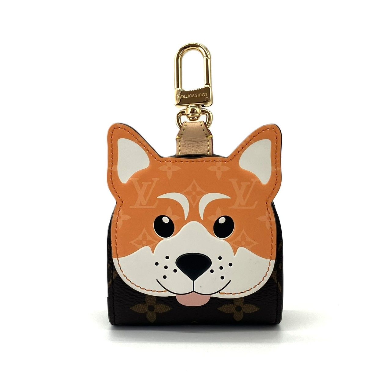 ルイヴィトン ドッグ バッグ ホルダー シバ GI1260 中古 柴犬 LOUIS VUITTON