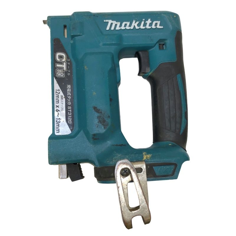 makita マキタ 18V 充電式タッカ ST312D マキタブルー 通電確認済 【中古】 22608R42
