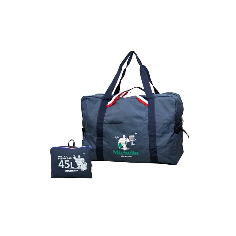 【新品】 ミシュラン (MICHELIN) パッカブルボストンバッグ45L Packable boston bag 45L ネイビー 0
