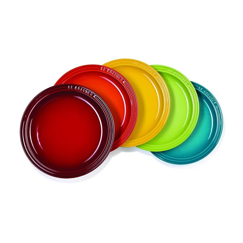 【新品】 ル・クルーゼ(Le Creuset) 皿 ラウンド・プレート LC 23 cm レインボー 耐熱 耐冷 電子レンジ オーブン 対応 5枚 入り オーブン皿 耐熱皿 パスタ皿 カレー皿 【日本正規販売品】 0 12,130円