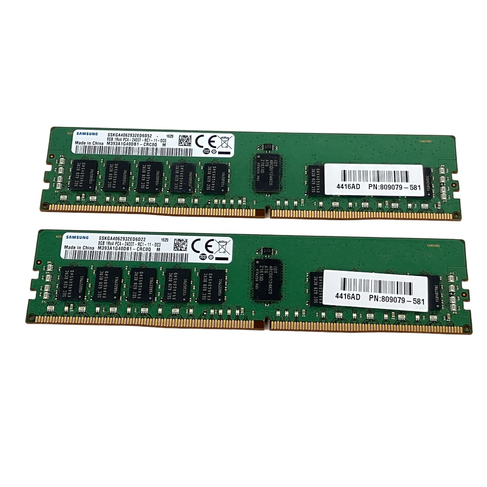 SAMSUNG 8GB 1Rx4 PC4 2400T PC メモリ 8GB 2枚セット 合計16GB PC