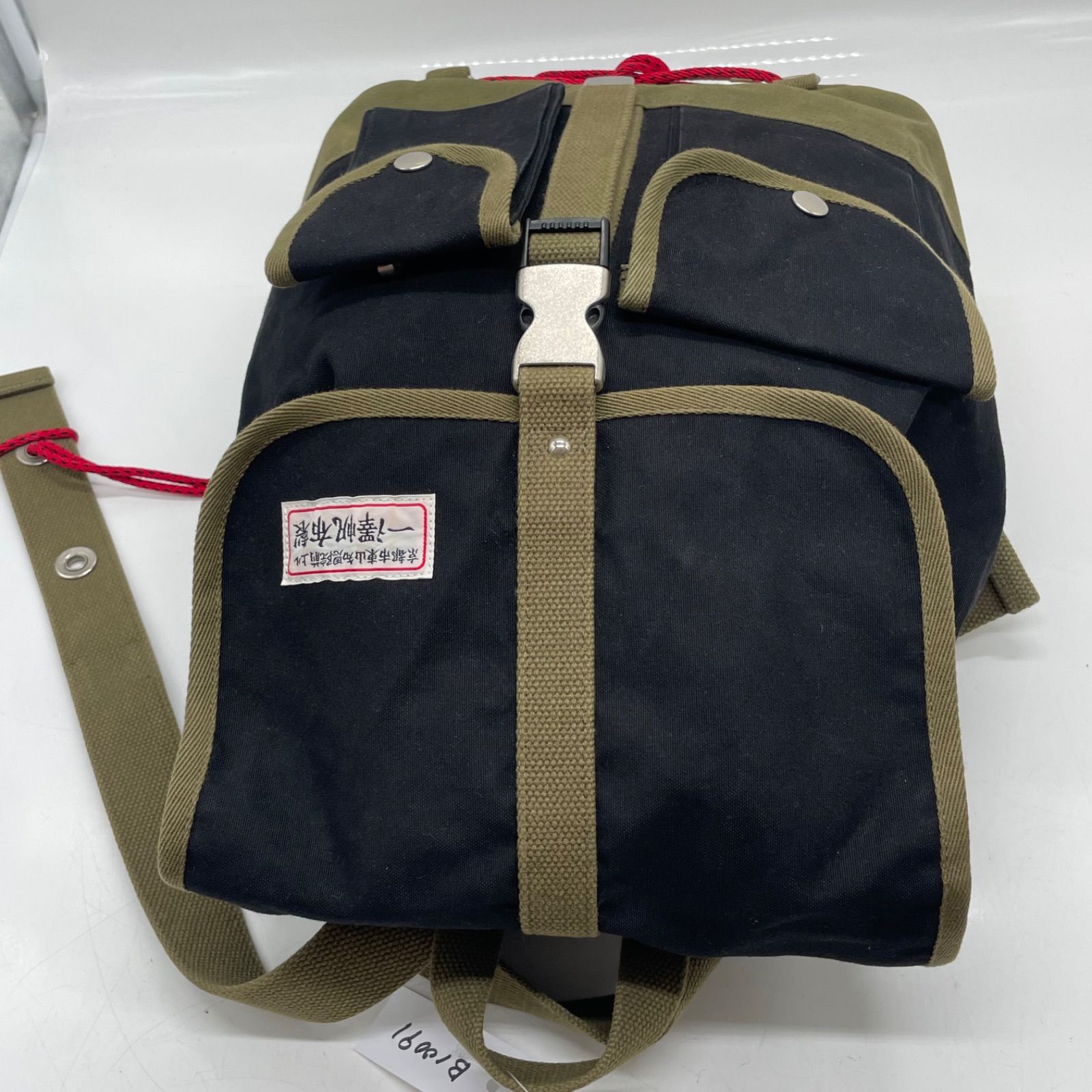 BN10091□一澤信三郎帆布 308 リュック バックパック ネイビー