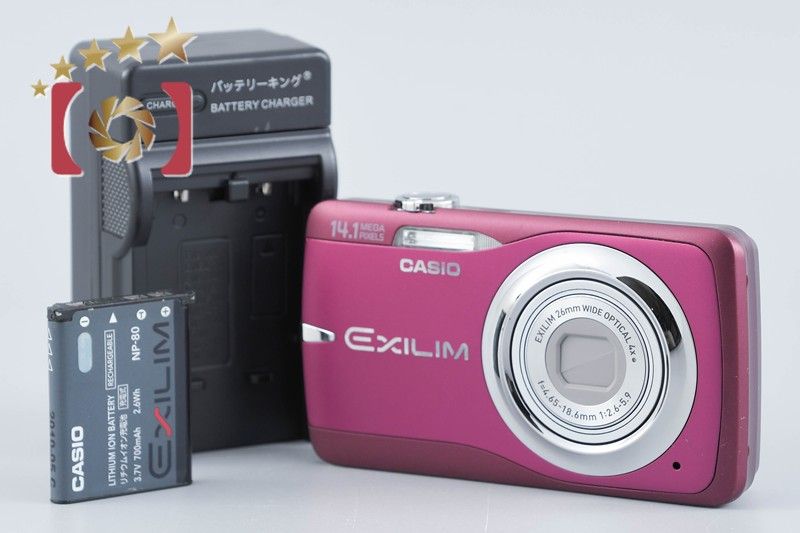 【中古】Casio カシオ EXILIM EX-Z550 レッド コンパクトデジタルカメラ 17,612円