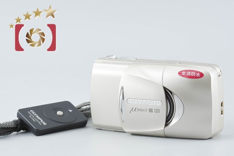 【中古】OLYMPUS オリンパス μ[mju:]-III ミューIII 120 コンパクトフィルムカメラ 25,350円