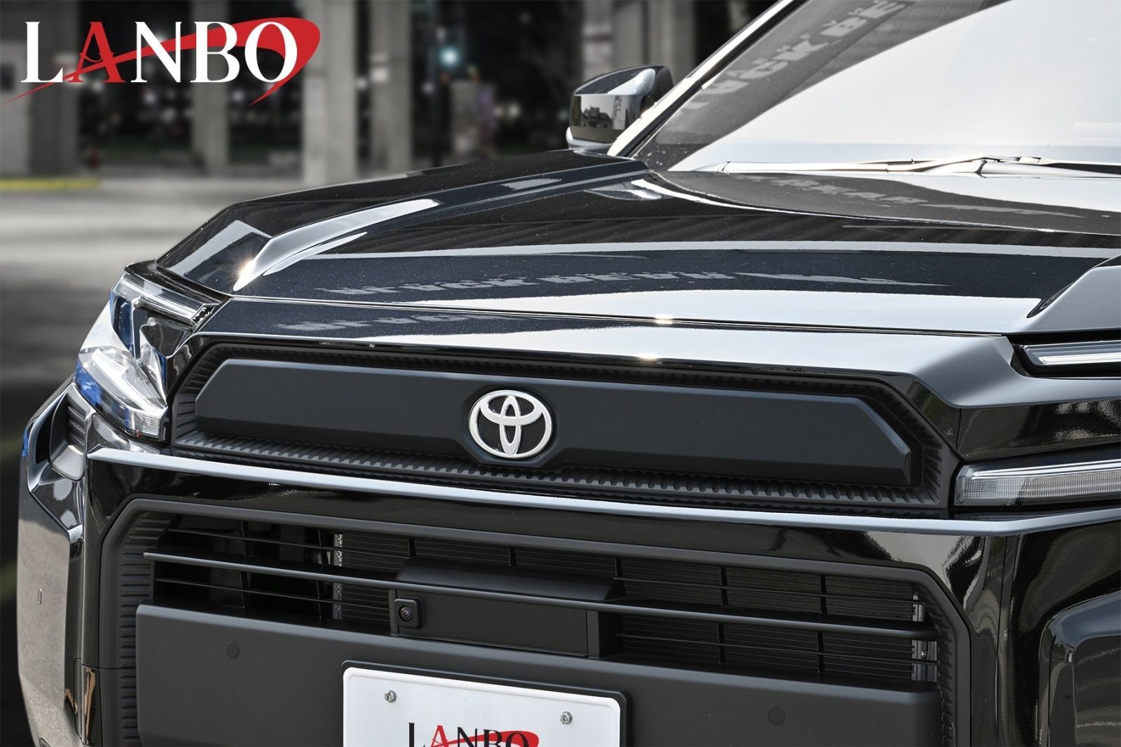 【M's】 TOYOTA RAV4 60系 AXAP AXAN64 （ R7.12- ）LANBO フロントグリルガーニッシュ ABS樹脂 ピアノブラック WD105703-BM126 ランボ トヨタ ラブ4 グリル ガーニッシュ 取付簡単 ※要在庫確認