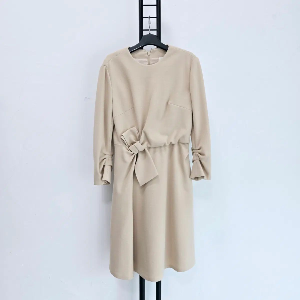 正規品 マイン MINE ベージュ リボン ワンピース