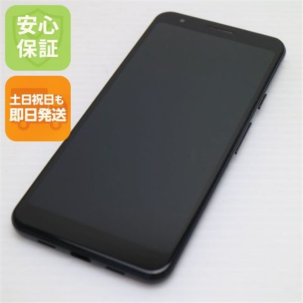 美品 SoftBank Google Pixel 3a 64GB ジャストブラック スマホ 土日祝発送 即日発送