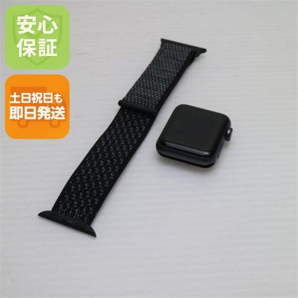 超美品 Apple Watch series3 38mm GPSモデル スペースグレイ 即日発送 Apple 土日祝発送OK 6,160円