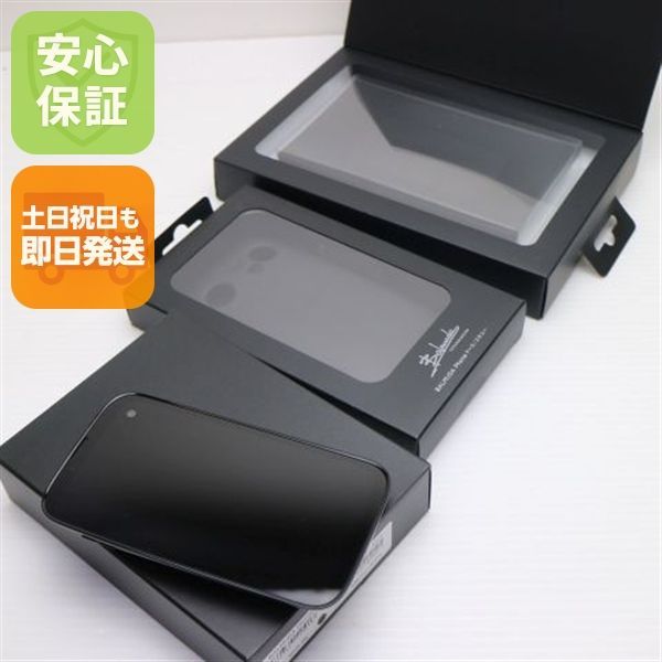 新品同様 SIMフリー BALMUDA Phone 128GB ブラック スマホ 白ロム 本体 即日発送 土日祝発送OK あすつく