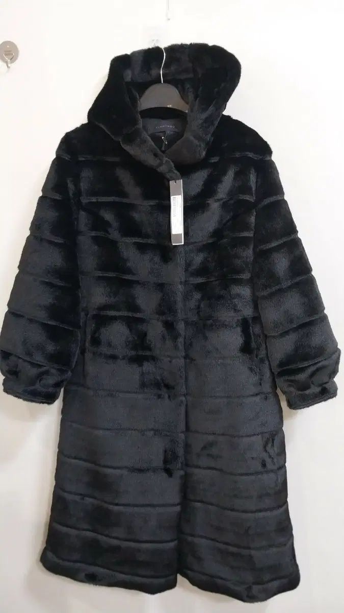 LIBERTY ロング ファー コート ブラック (M) 新品