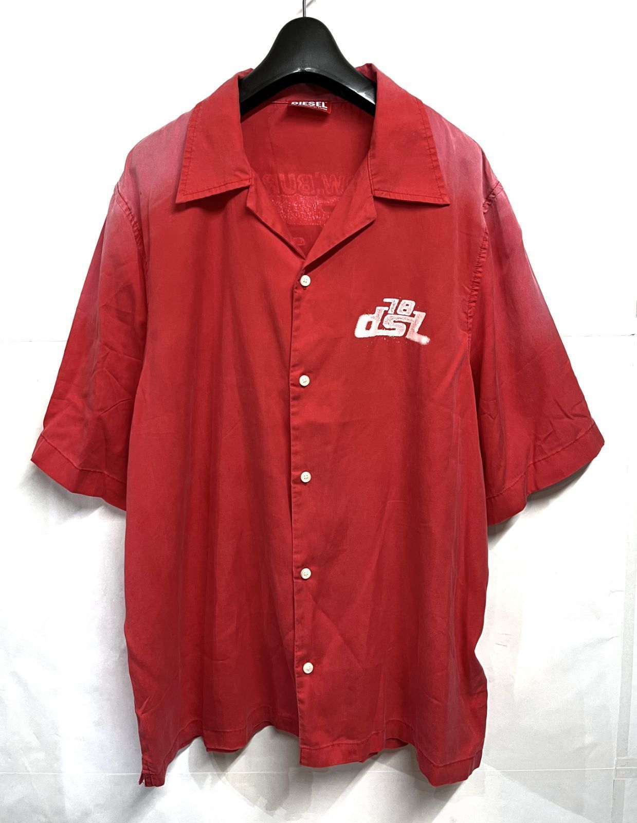 DIESEL｜ディーゼル S-Elly オープンカラー 半袖シャツ アロハシャツ 12,705円