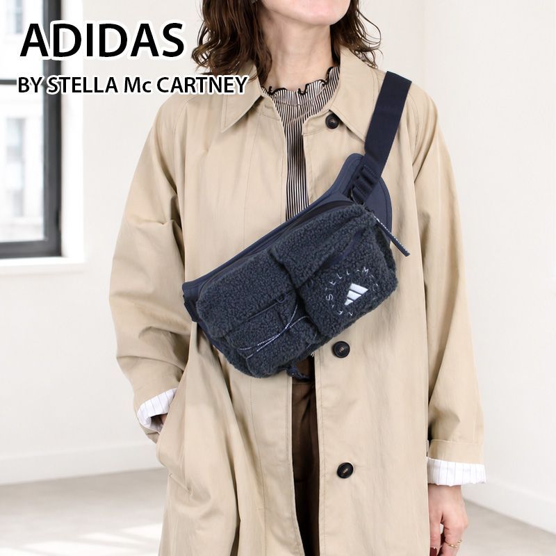 【新品商品】【adidas BY STELLA Mc CARTNEY】 (KS3064) アディダス　ステラマッカートニーコラボ　フリース ウエストバッグ