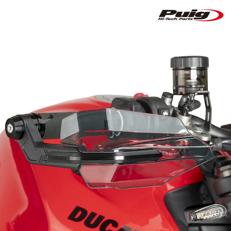 Puig 23130N HAND GUARDS BIG AVANT [BLACK/SMOKE] 汎用 プーチ ハンドガード M6