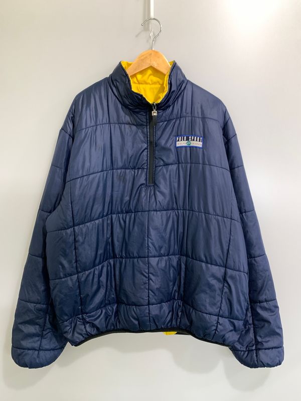 【中古品】 POLO SPORT ポロスポーツ REVERSIBLE JACKET リバーシブル ジャケット アウター ハーフジップ 【146-260903-hu-35-min】