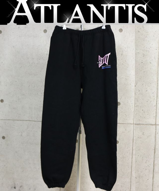 SAINT MICHAEL 銀座店 セントマイケル 25SS RIBON SAINT スウェットパンツ メンズ size:M 黒 104393 16,259円