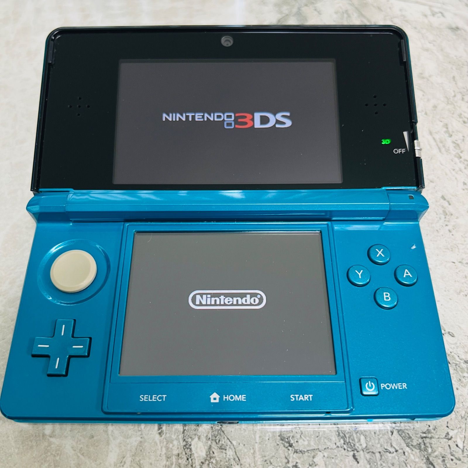 【完動品】NINTENDO 3DS アクアブルー