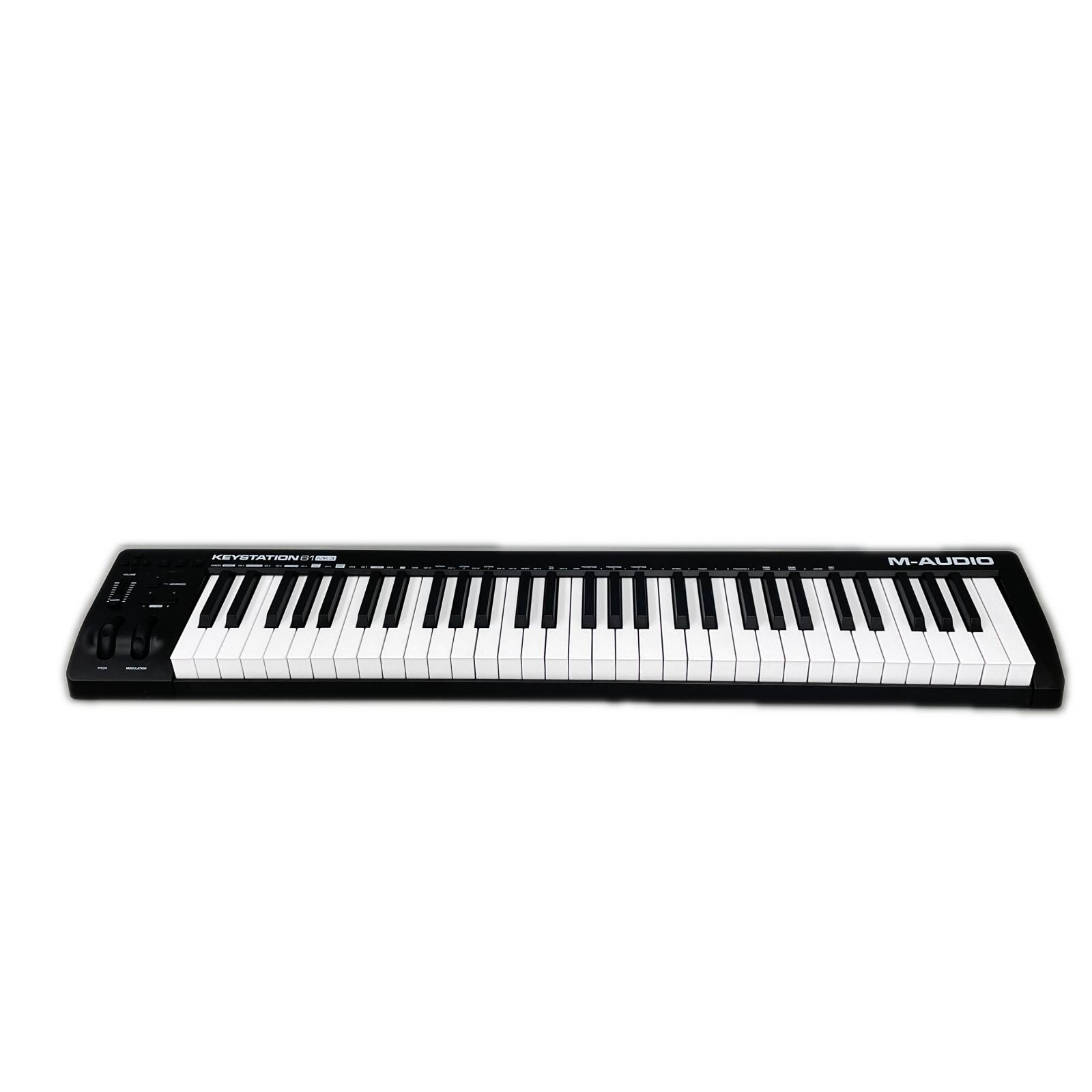 M-AUDIO Keystation 61 MK3 ベロシティ対応セミウェイト61鍵USB MIDIキーボード 8,828円