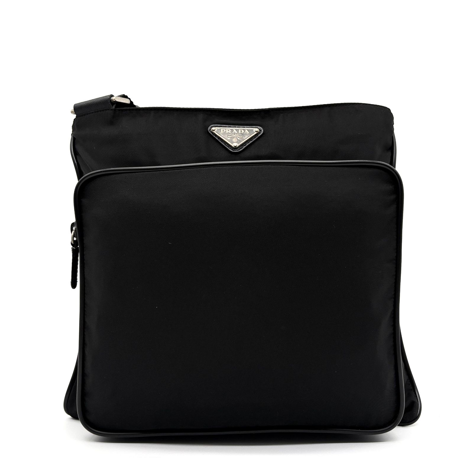 美品 プラダ PRADA ナイロン テスート ショルダーバッグ 三角ロゴ 