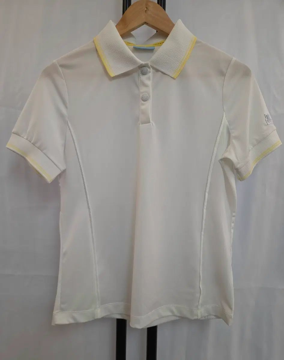 ランバン ブラン The HANDSOME 正規品 レディース ゴルフ 半袖 カラーTシャツ 白 イエロー M 11,091円