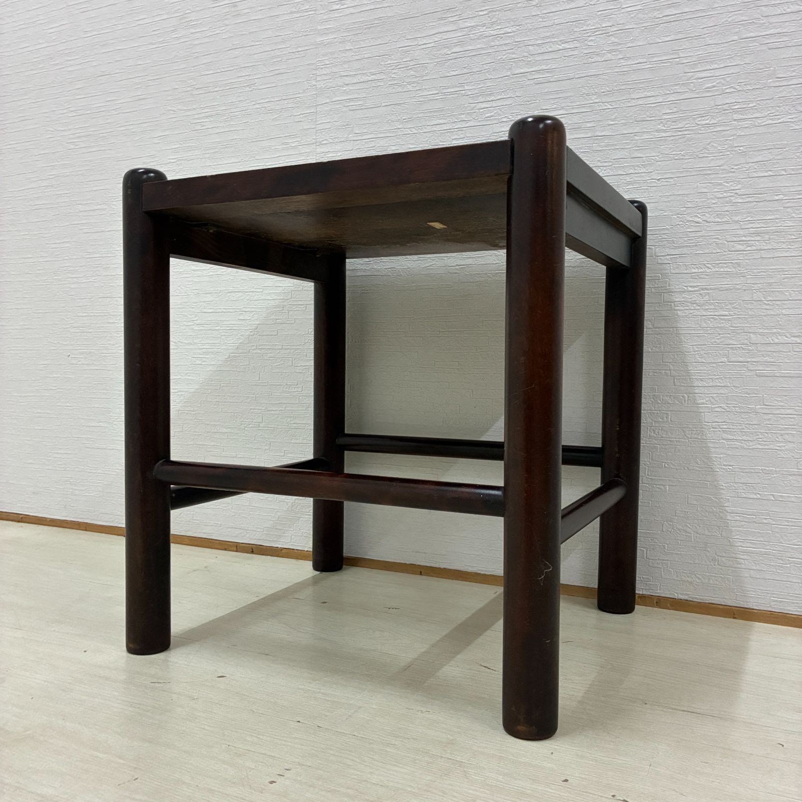 北海道民芸家具　サイドテーブル　花台　スツール 7,154円
