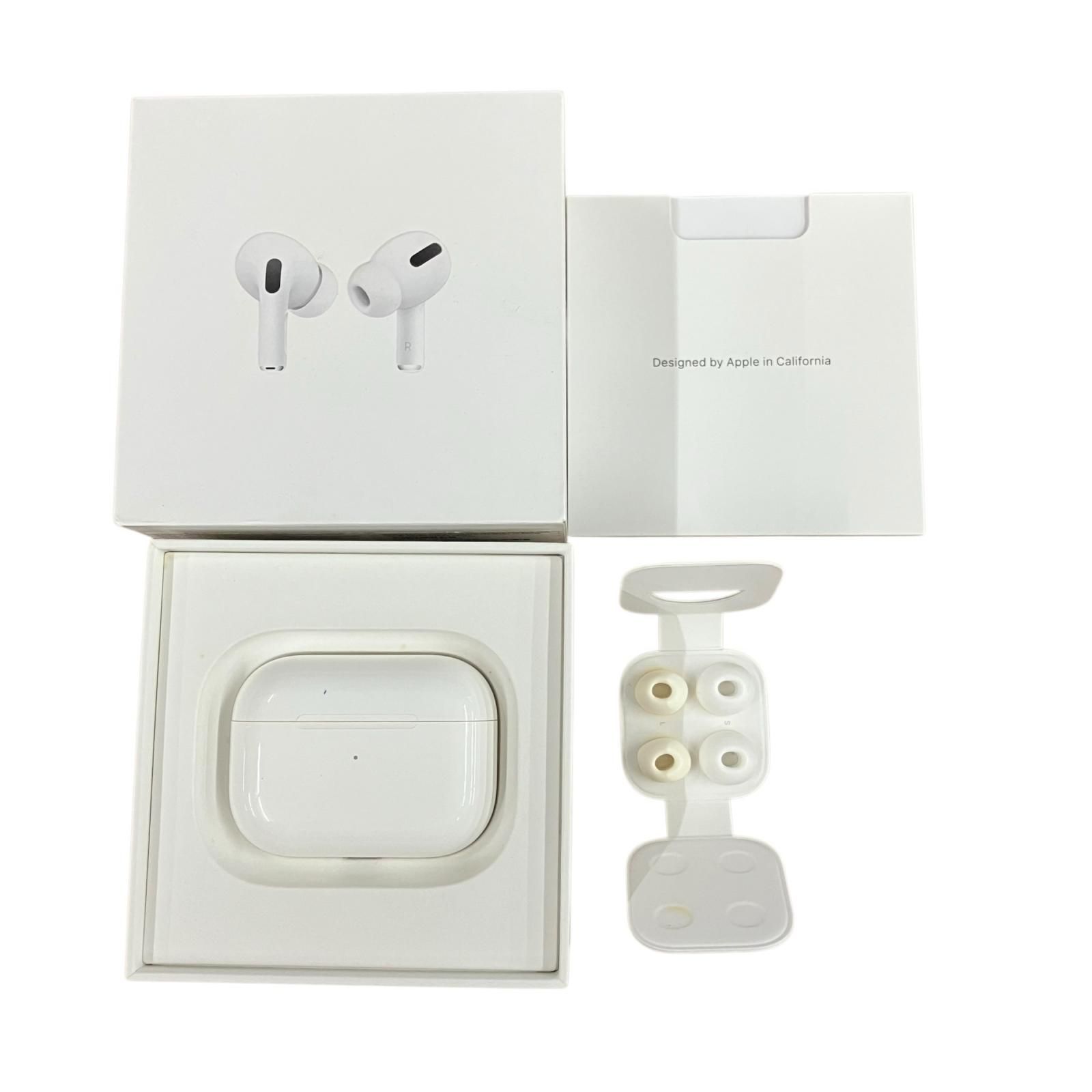 120371 通電確認のみ Apple アップル AirPods Pro 第1世代 A2083,A2084,A2190 ホワイト ユニセックス