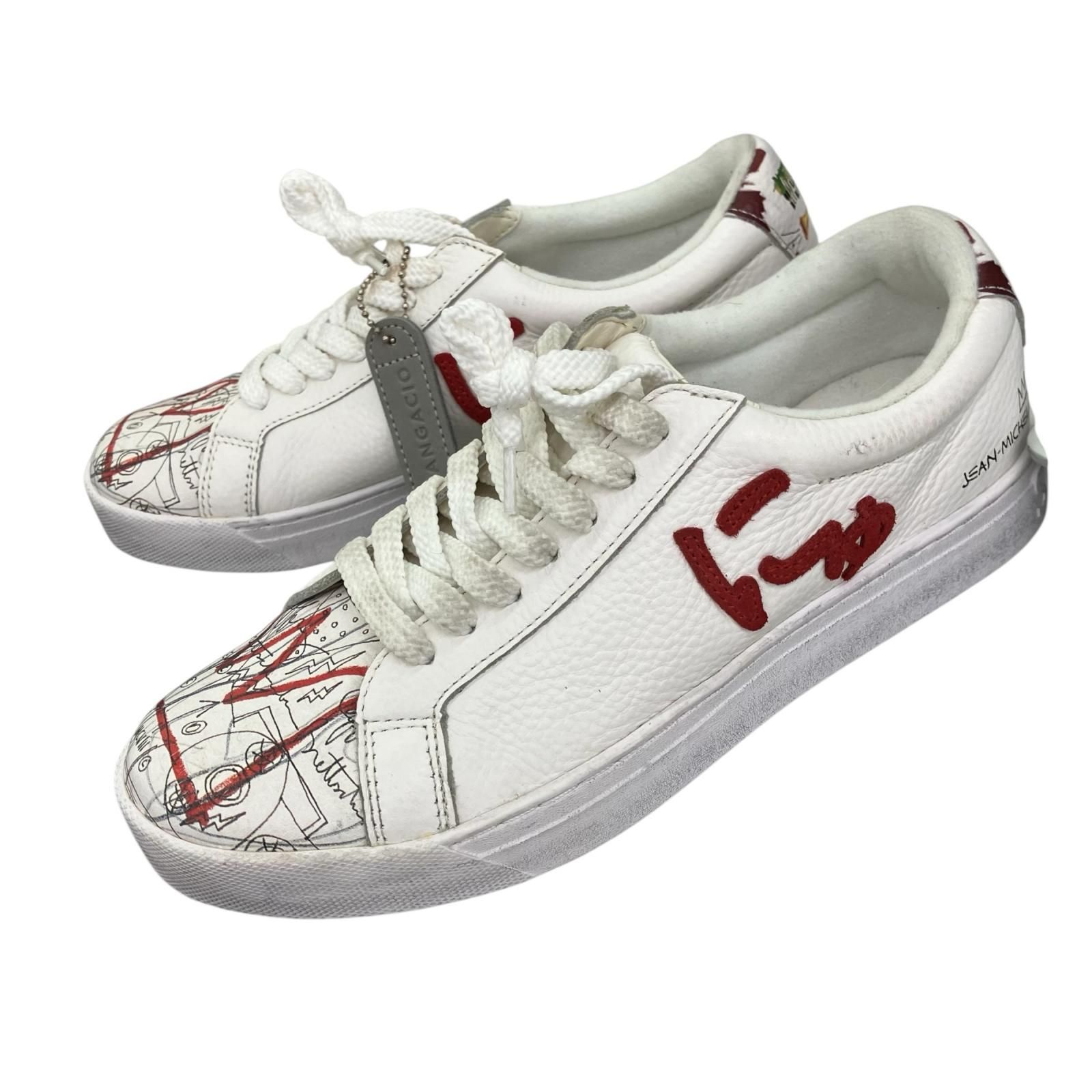 186000 現状品 にゅ　via SANGACIO Jean-Michel Basquiat 24cm レディース