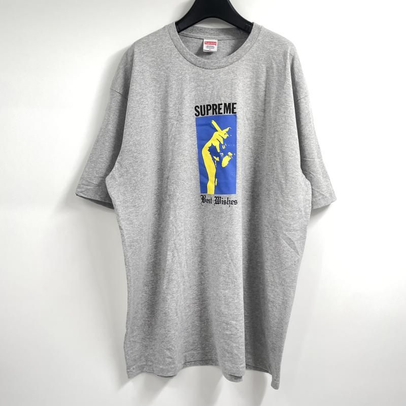 【中古】Supreme 26SS Best Wishes Tシャツ サイズXL グレー シュプリーム[17] 9,170円