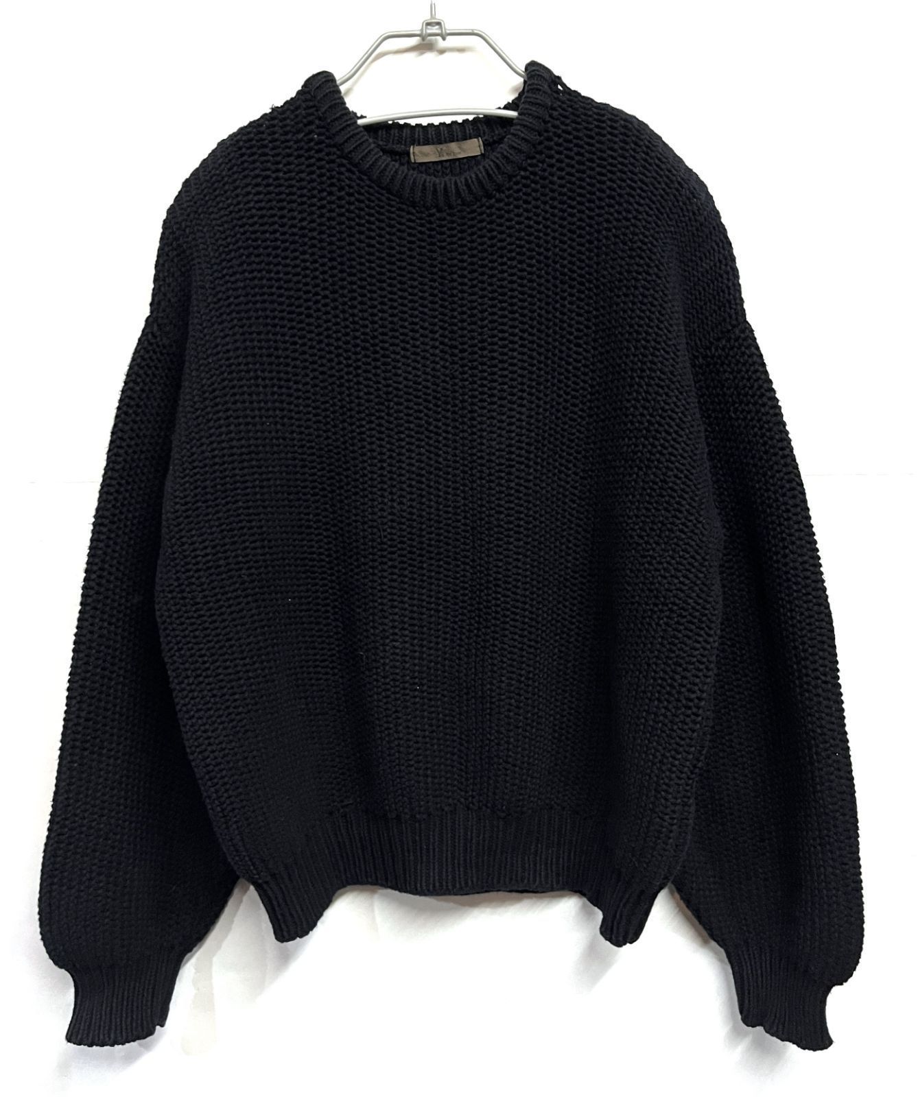 90s ヴィンテージ アーカイブ Yohji Yamamoto Y's for men｜ヨウジヤマモト ワイズフォーメン クルーネック コットンニット