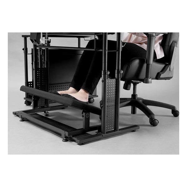 Bauhutte バウヒュッテ チルトフットレストワイド 幅700mm/ブラック