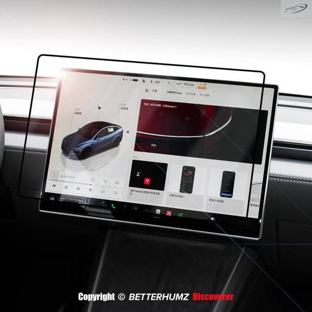 テスラ モデル3/Y/YL ハイランド ジュニパー 2025 2026 用フィルム センターコントロール HD フロント/リアスクリーン チューニング デコレーション