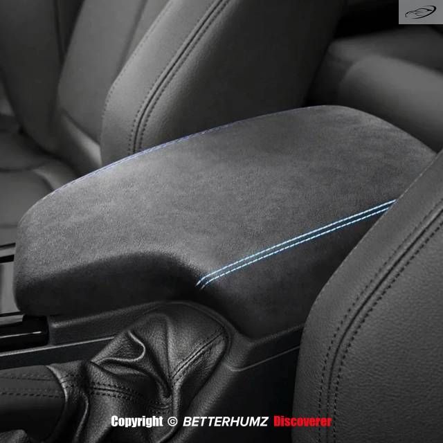 BMW F30 F32シリーズ3用 カンターラ製アームレストボックスパネルパッドトリムカバー装スタイリングカーインテリアアクセサリー