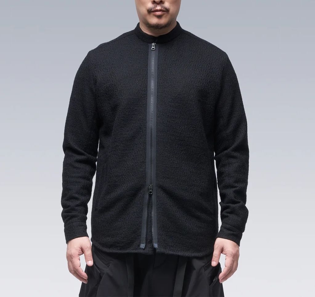 ACRONYM｜アクロニウム LA8-AK Cashllama Long Sleeve Zip Shirt Jacket カシュラマ 長袖ジップ シャツ ジャケット