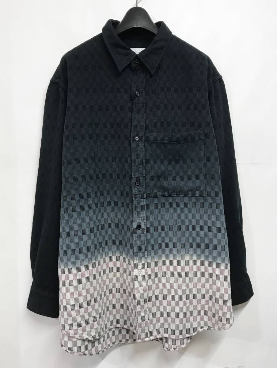 KUON｜クオン 市松柄 グラデーション 長袖シャツ 25,344円