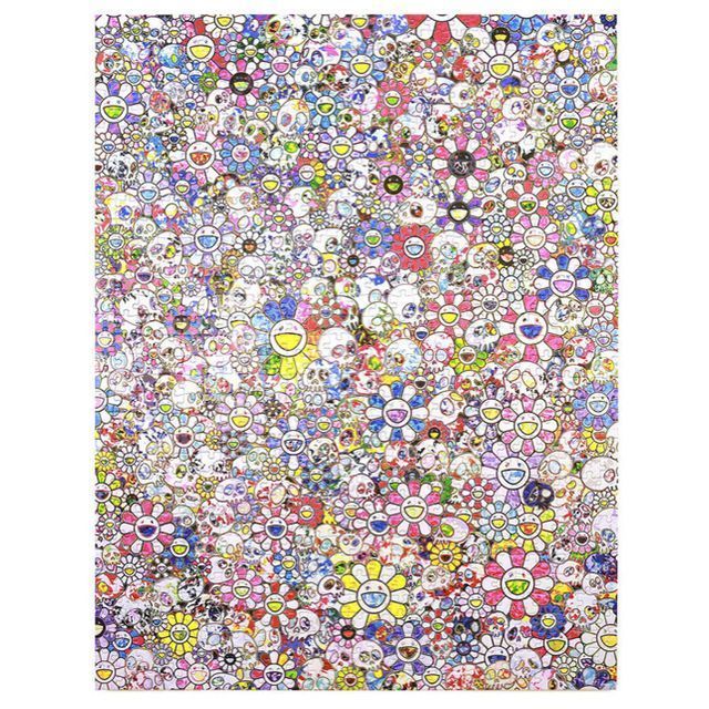 TAKASHI MURAKAMI｜村上隆 Kaikai Kiki カイカイキキ 875ピース 天空の城壁 お花ドクロ ジグソーパズル 875pcs SKULLS & FLOWERS CASTLE WALL IN THE SKY ルイヴィトン 7,722円