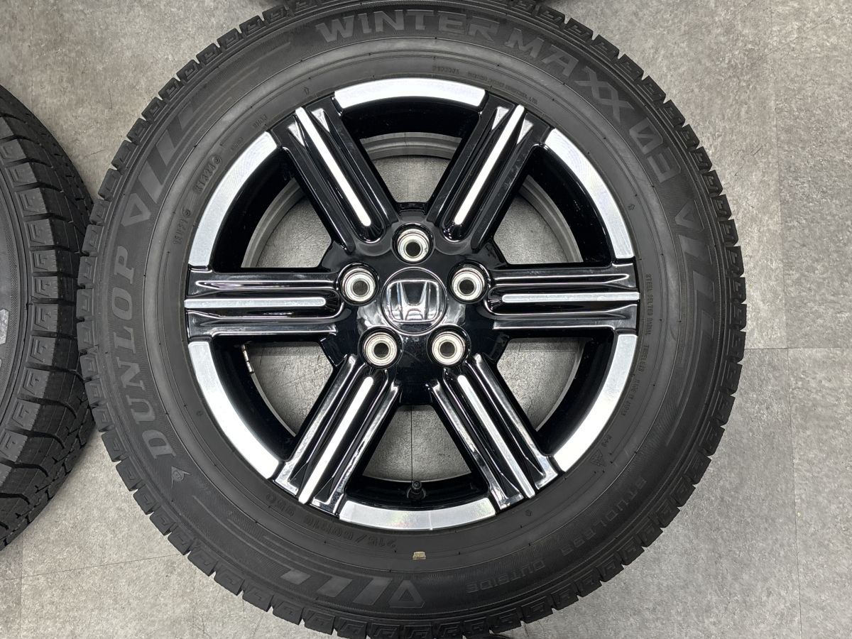 美品 バリ溝】ホンダ ヴェゼル 純正 16in 7J +50 PCD114.3 ダンロップ