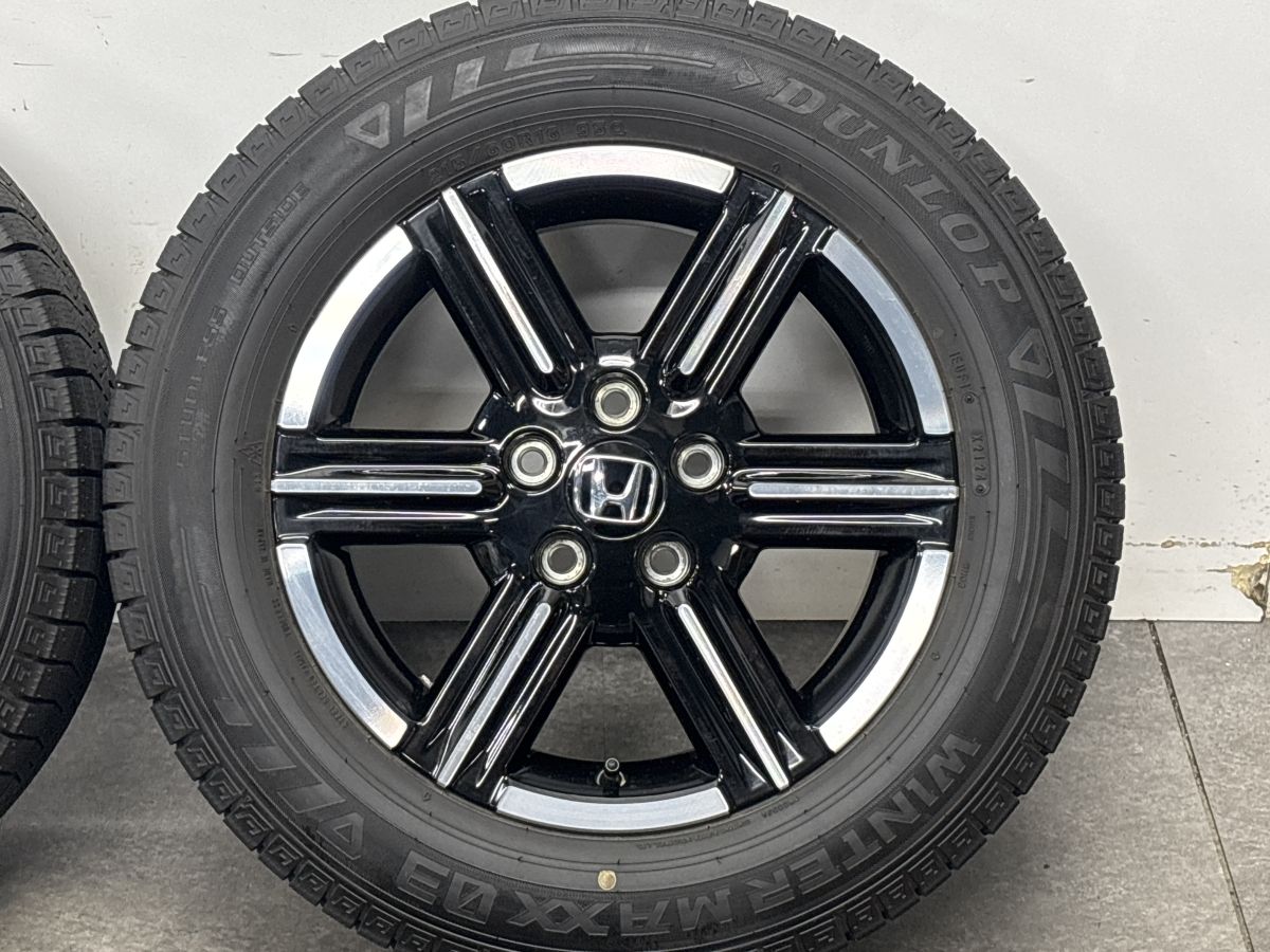 美品 バリ溝】ホンダ ヴェゼル 純正 16in 7J +50 PCD114.3 ダンロップ