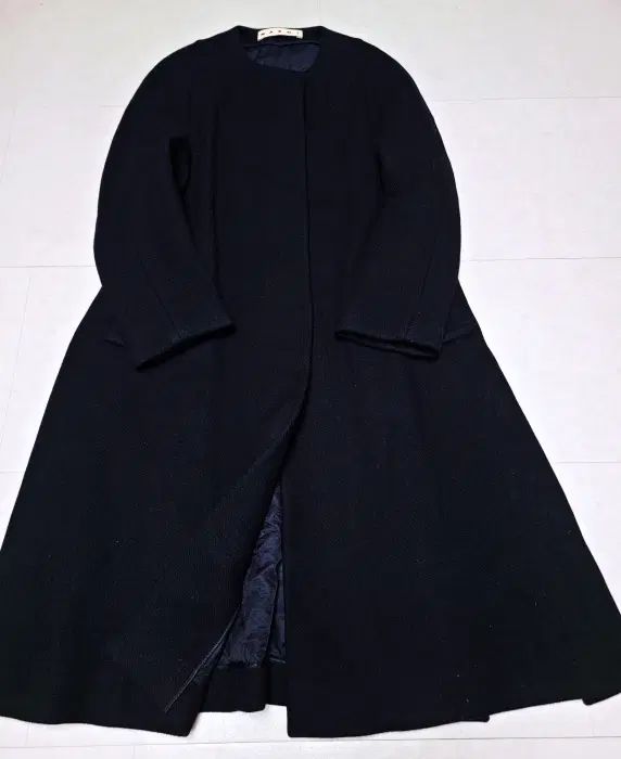 マルニ リー 韓国正規品 ブラック ウールコート myr