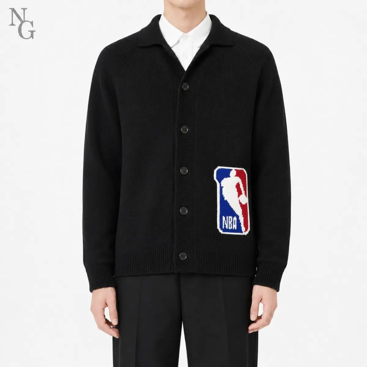 正規品/限定モデル ルイヴィトン X NBA 限定モデル LV スティッチ ニット カーディガン L / 100