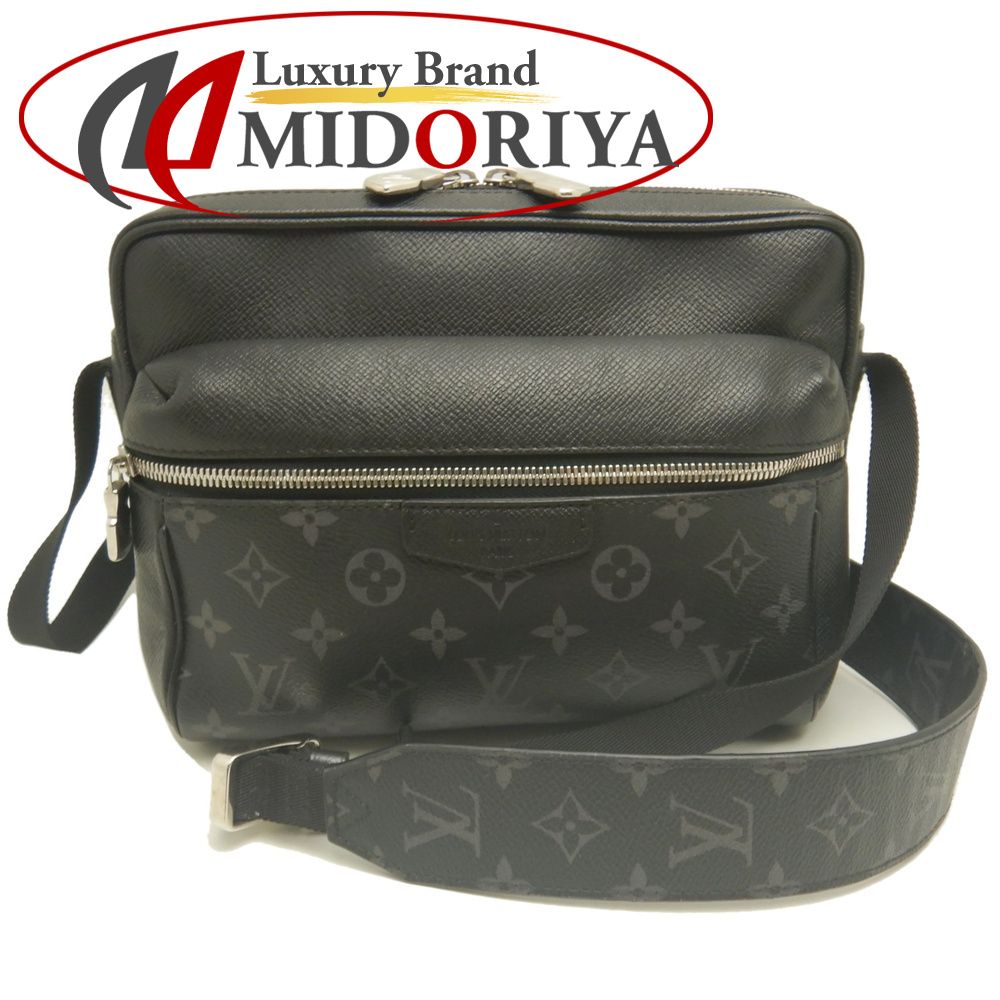 LOUIS VUITTON ルイヴィトン タイガラマ アウトドアメッセンジャーPM M30233 ショルダーバッグ ノワール メンズ /254288【中古】